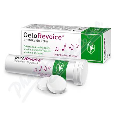 GeloRevoice pastil.do krku bezinka-bez ment. 10ks