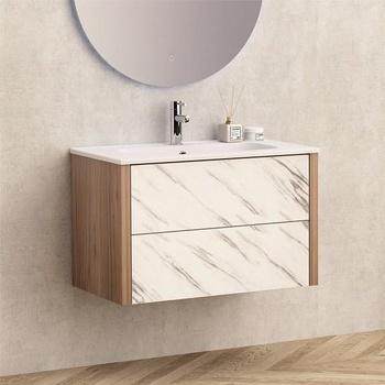 Image 1 of Inter Ceramic Конзолен PVC шкаф ICP 8050MW, Inter Ceramic, 80x45.3x50см (8050MW)