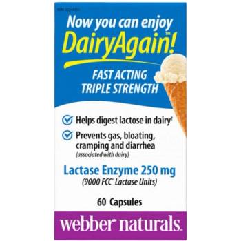 Image 1 of Webber Naturals Lactase Enzyme [60 капсули]