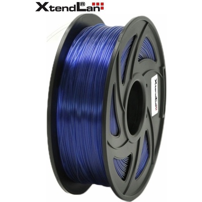 XtendLAN PETG 1,75mm průhledný 1kg modrý