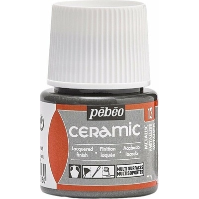 Pébéo Ceramic Farba na keramiku Metallic 45 ml