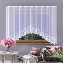 Hotová záclona alebo balkónový komplet, IGNIS, biela 180 x 250 cm dvere