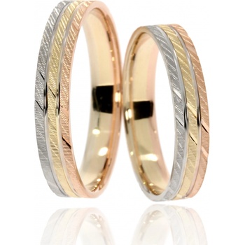 Zlatnictví Helios Zlaté snubní prsteny C F 1717
