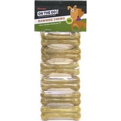 Pet Interest Natural Pressed Bones - Лакомство за кучета кокали от пресована кожа, 7. 5 см. в пакет