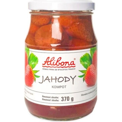 Alibona Jahody kompot 370 g – Zbozi.Blesk.cz