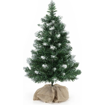 Springos Stolný vianočný stromček 60 cm s dreveným stojanom S-CA1480