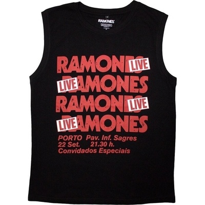 Ramones Concert Black L Риза (RATANK76MB03)