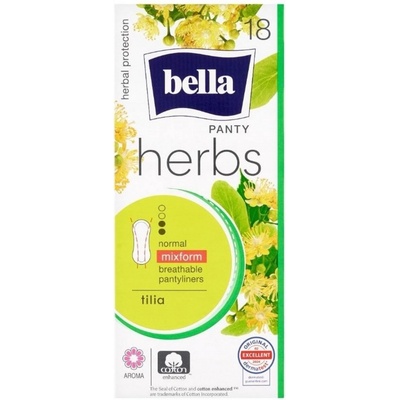 Bella Herbs Tilia priedušné slipové vložky 18 ks