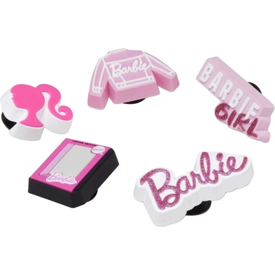 Odznáček na boty JIBBITZ, BARBIE – 5 KS Mix UNI