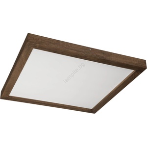 Brilagi BRILAGI-LED Осветително тяло за баня WOODY FRAME LED/40W/230V 60x60 cm IP44 дъб орех (BG2139)