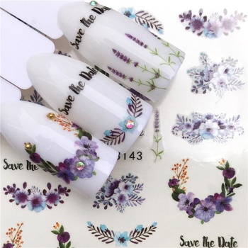 Vodolepky na nechty Save The Date YZW 3143