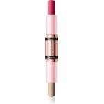 Revolution Blush & Highlight кремообразен руж и хайлайтър в стик цвят Mauve Glow 2x4.3 гр