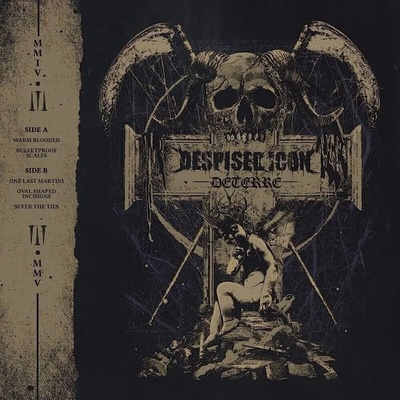 Despised Icon - Deterre (Gold/Black Swirl Coloured) (10" Vinyl) (4065629641870)