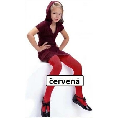 Dětské punčocháče Agatka 100 DEN červená