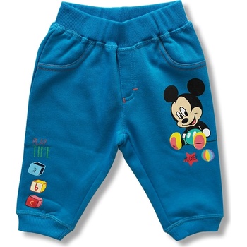 Disney Kojenecké nohavice Mickey Mouse tyrkys