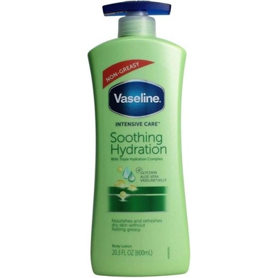 Vaseline Intensive Care zklidňující tělové mléko s pumpičkou Aloe Fresh 600 ml