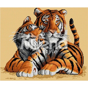 Image 1 of Milena Style Семейство тигри конци dmc