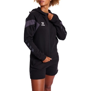 Hummel Суитшърт с качулка Hummel HMLTRAVEL ZIP HOODIE WOMAN 220305-2001 Размер L