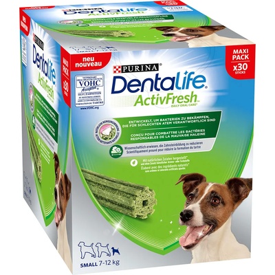 Dentalife 60 пръчици Purina Dentalife Active Fresh ежедневна грижа за зъбите, лакомство малки кучета