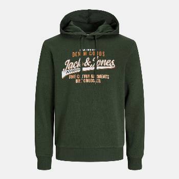 JACK & JONES Суичър Jack and Jones Plus Size Logo Hoodie - Green