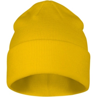 MALFINI Čepice Beanie, sex MAL-31504XX Žlutá