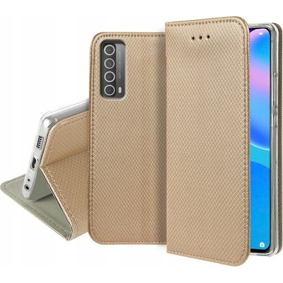 Púzdro Smart Book Huawei P smart 2021, zlaté