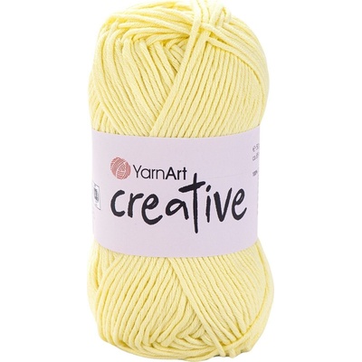 YARNART Creative 224 Light Yellow Плетива прежда (Creative 224)