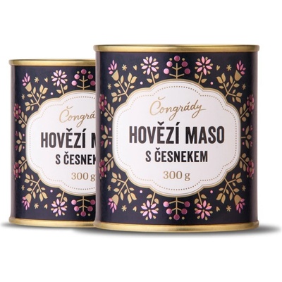 Čongrády Hovězí maso s česnekem 300 g