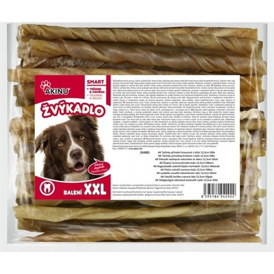 Akinu tyčinky prírodné skrútené z kože 12,5 cm 50 ks