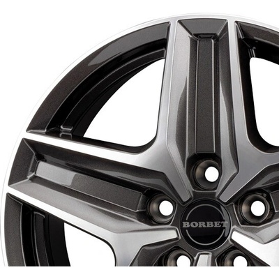 Borbet CWZ 7,5x18 5x118 ET53 anthracite polished