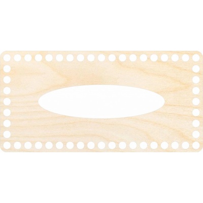 Dřevěný svět online Víko na kapesníky 24 x 12 cm, přírodní – Zboží Dáma