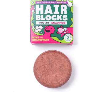 Shower Blocks Solid Shampoo - Mint & Grapefruit Цвят: червен