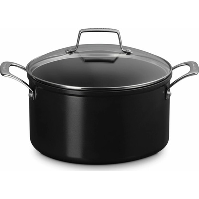 Le Creuset Hrniec ESSENTIAL 24 cm, 6 l, čierna, hliník