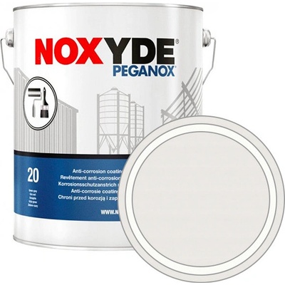 Rust-Oleum Antikorozní elastický nátěr Noxyde Peganox Šedobílá RAL9002 WHITE 5kg