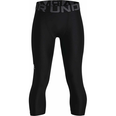 Under Armour chlapčenské legíny HEATGEAR 3/4 LEGGINGS čierna