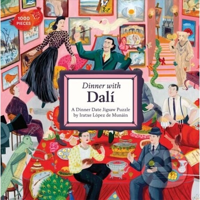 Jigsaw Dinner with Dali A Dinner Date 1000 dílků