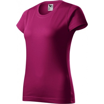 ČistéOblečenie Dámske tričko jednoduché fuchsia red