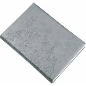 REALSYSTEM Дневник за срокове REALSYSTEM Librobello за жени B/6, ежедневен, бял, със сиви страници, 2027 (5421-23)