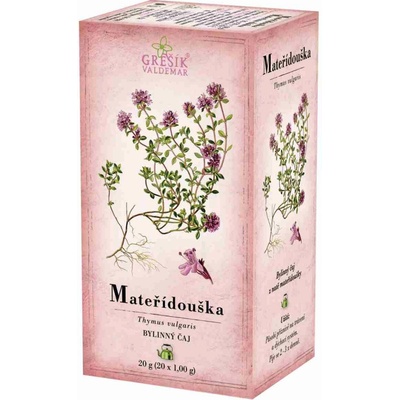 Grešík Materina dúška čaj 20 x 1 g