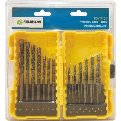 FIELDMANN FDV 9101 Sada 18ks vrtáky / bity 50003592