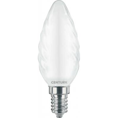 Century LED FILAMENT CANDLE kroucená SATÉN 6W E14 6000K 360d
