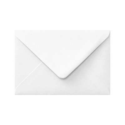 Obálka farebná C7 120g,82x113mm vlhčiace lepenie,biela (bal=5ks)