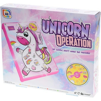 Jednorožčí operace hra na baterie se bzučákem v krabičce