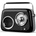 Diva Портативно радио Diva - Retro Box BT 8600, Bluetooth, черно (30500)