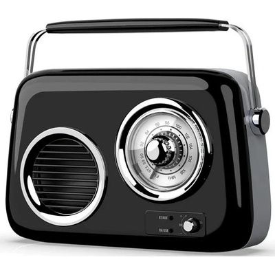 Diva Портативно радио Diva - Retro Box BT 8600, Bluetooth, черно (30500)