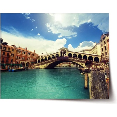 Sablio Plagát Ponte di Rialto - 60x40 cm