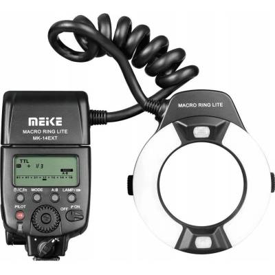 MeiKe TTL LED blesk pro makrofotografii pro Canon / MK-14ext-c