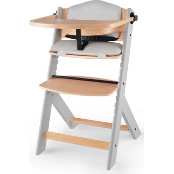 KinderKraft Enock с възглавница сиво/дърво