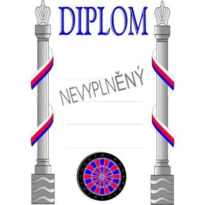 VIZINGR Šipky diplom A4 č.43