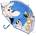 Cerda SONIC Bubble детски чадър